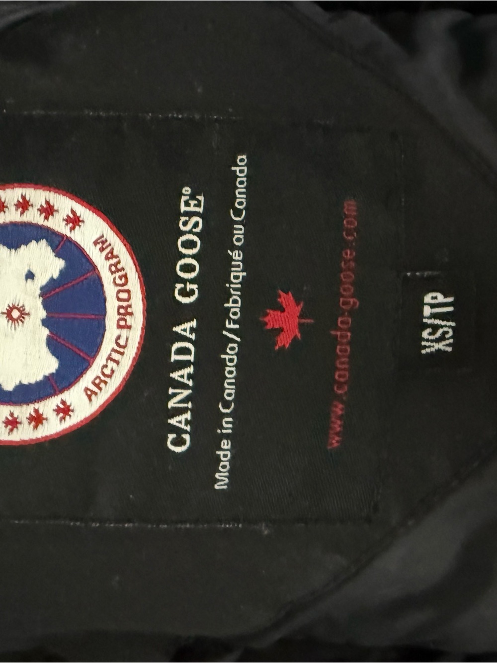 Canada Goose Trillium Parka Black Fur Hood Women’s XS Fair Condition - Picture 8 of 8